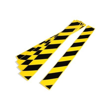 Atlas Kel-Cushion Protective Foam Strip 5 each/bag Black/Yellow 36" L x 4" W x .375" H, 5PK PLS1325-YB